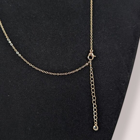 (2/$20) Dainty Blank Bar Pendant Chain Necklace - Picture 5 of 6
